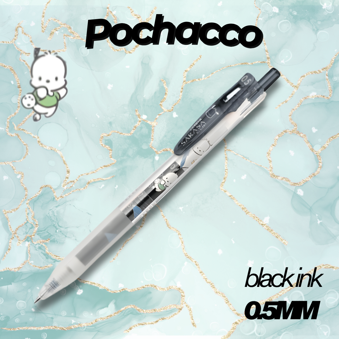 [SG] Zebra Sarasa Clip Pen Set B 0.5mm – Sanrio Limited Edition (3 Colors) [Evergreen Stationery]