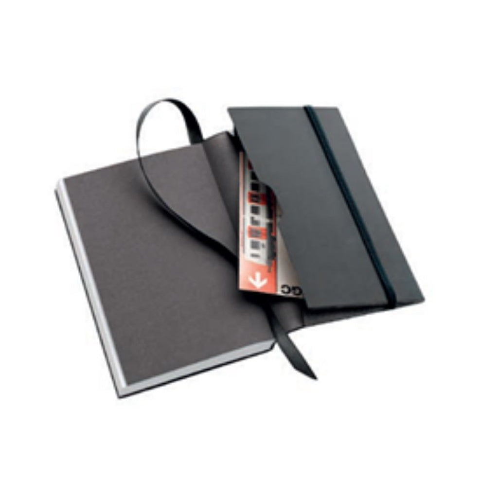 [SG] ECO MIQUELRIUS 8013 Always Black Logbook (PLAIN, 100 sheets) [Evergreen Stationery]
