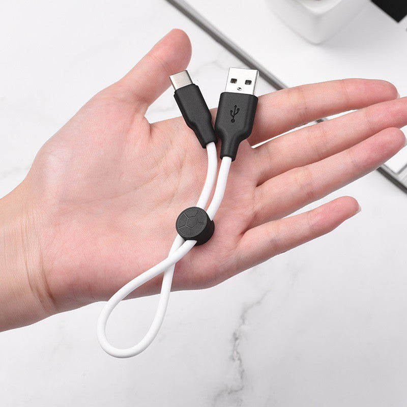 Hoco X21 Plus Silicone Charging Cable for Type-C 0.25m 2.4A