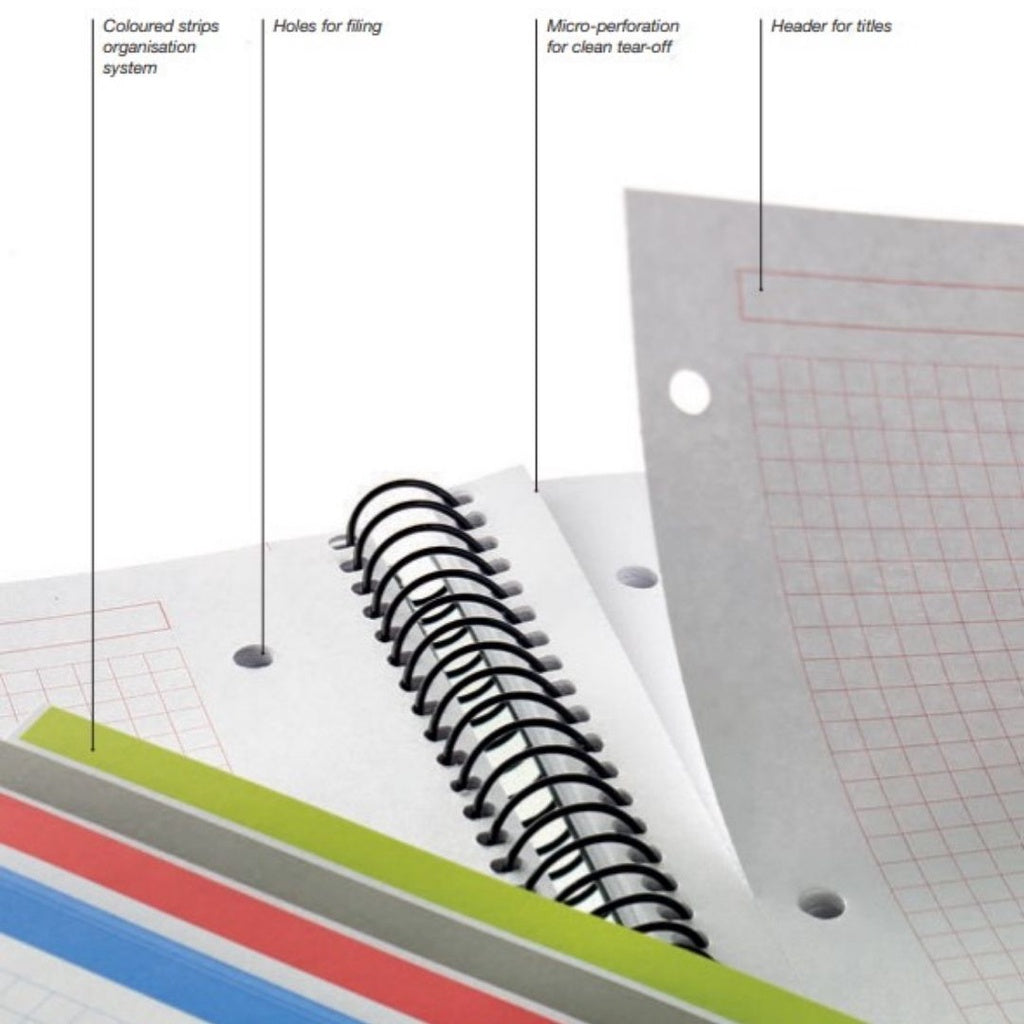 [SG] ECO MIQUELRIUS 2107 NB-4 Notebook A4 (SQUARED & PLAIN, 160GMS, 160 sheets) [Evergreen Stationery]