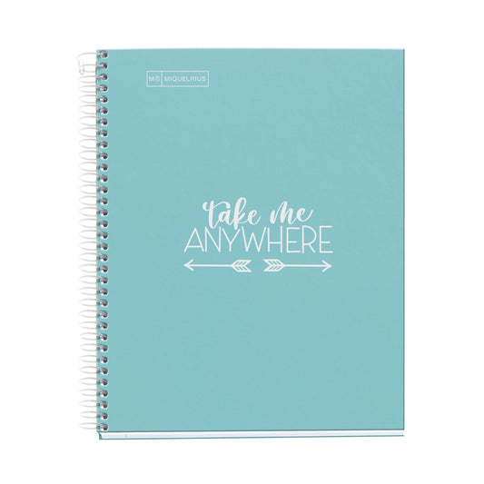 [SG] Apli Miquelrius Colour Messages Notebook A5 Lined [Evergreen Stationery]