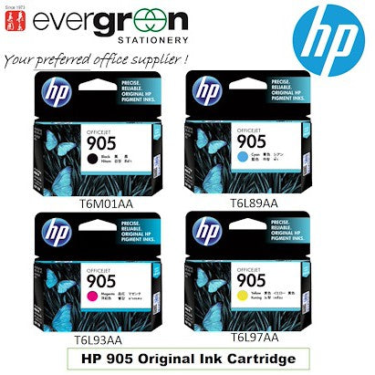 [SG] HP 905 Original Ink Cartridge Black/ Cyan/ Magenta/ Yellow [Evergreen Stationery]