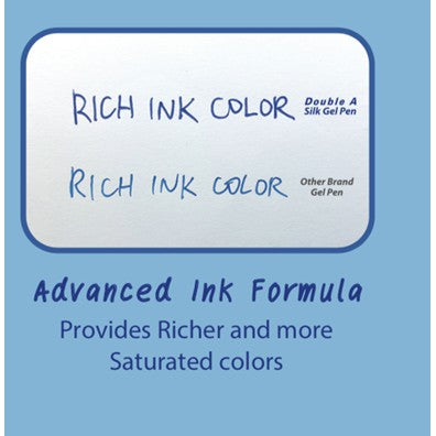 [SG] Double A Silk Gel Pen (0.5mm/0.7mm) (12 Pcs/Box) [Evergreen Stationery]