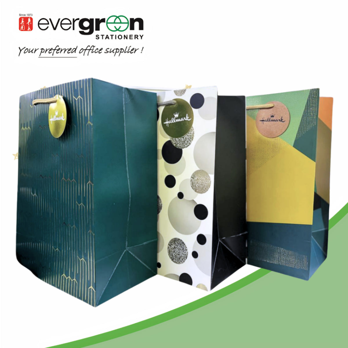[SG] DDD Large Paper Gift Bag [Evergreen Stationery]