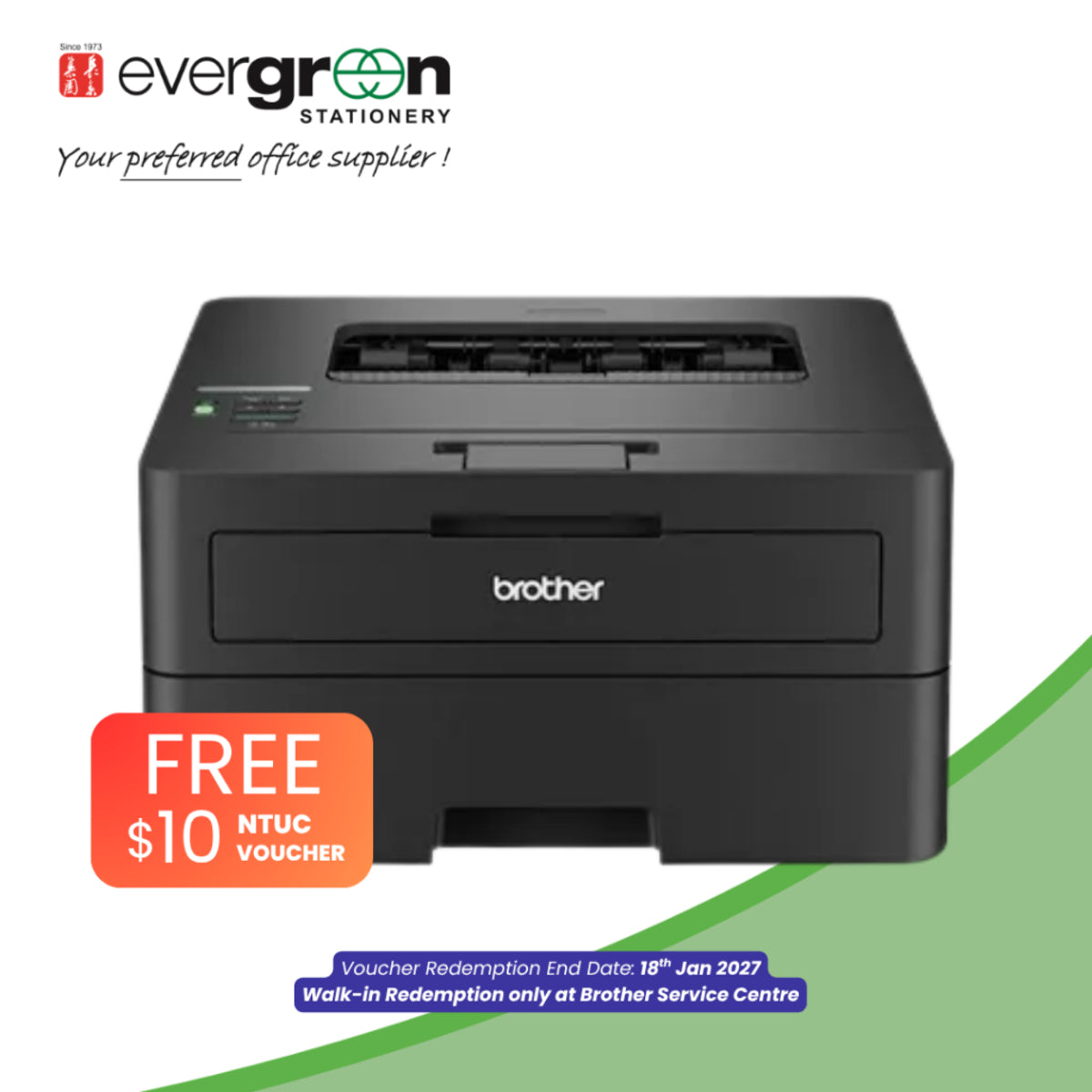 Brother HL-L2460DW Laser Printer