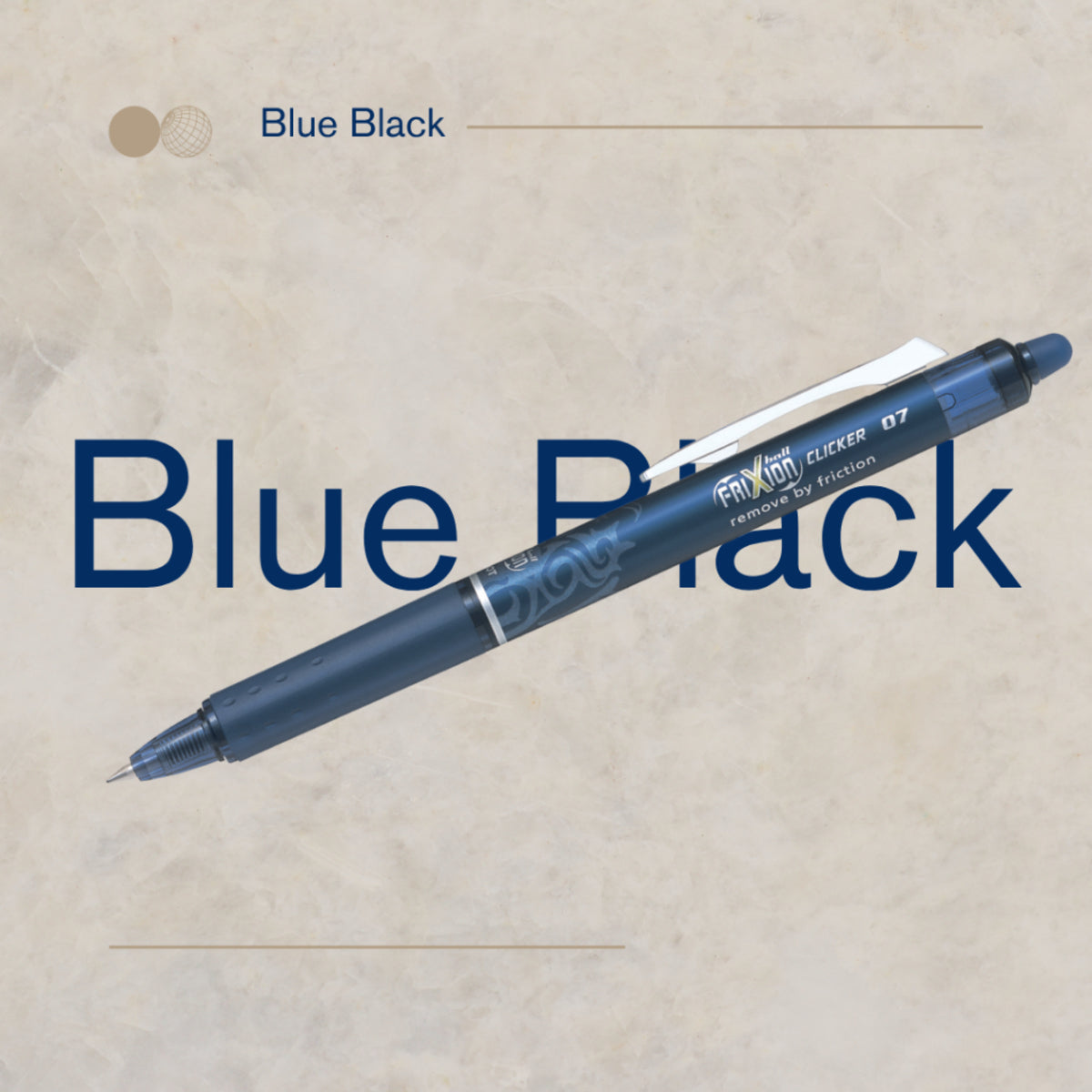 [SG] Pilot Frixion 0.7mm Erasable Clicker Ball Pen [Evergreen Stationery]