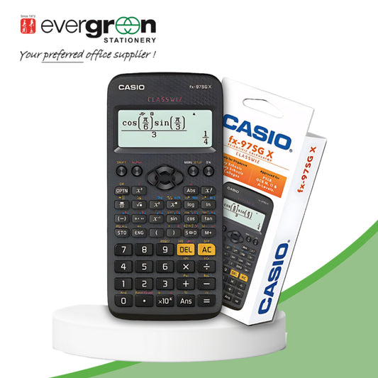 [SG] Casio FX-97SG X Scientific Calculator | MOE-Approved Calculator [Evergreen Stationery]