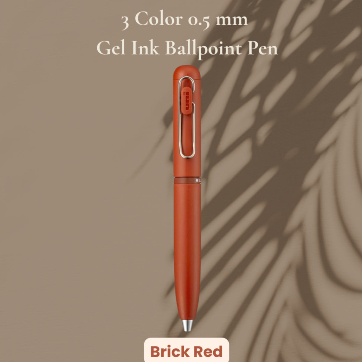 [SG] Uniball 3 Color 0.38/0.5mm Gel Ink Ballpoint Pen [Evergreen Stationery]
