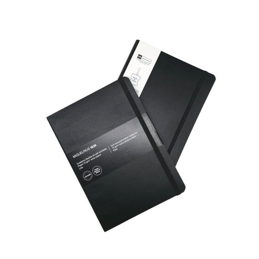 [SG] ECO MIQUELRIUS 10405 Flexible Leather Notebook (PLAIN, 100 & 200 sheets) [Evergreen Stationery]