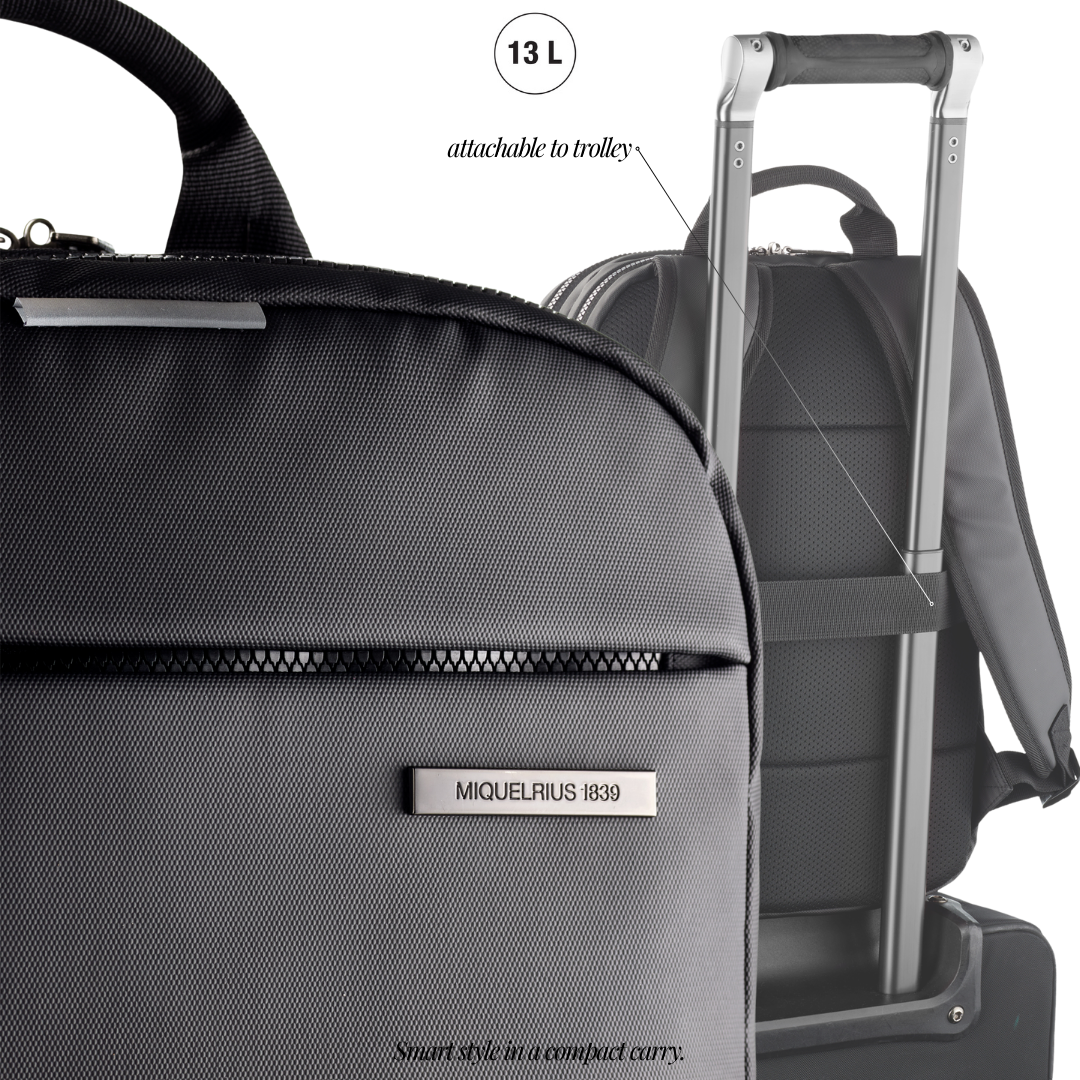 [SG] APLI Small Backpack – Black “Bag to Work” Series | Compact, Lightweight [Evergreen Stationery]