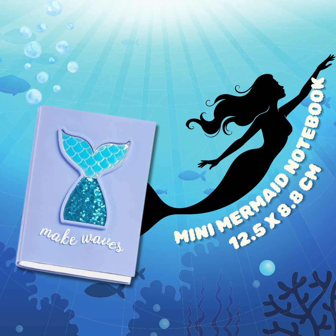[SG] Apli Miquelrius Mermaid Dream Notebooks | Furry Notebook with Pen | Mini Notebook [Evergreen Stationery]