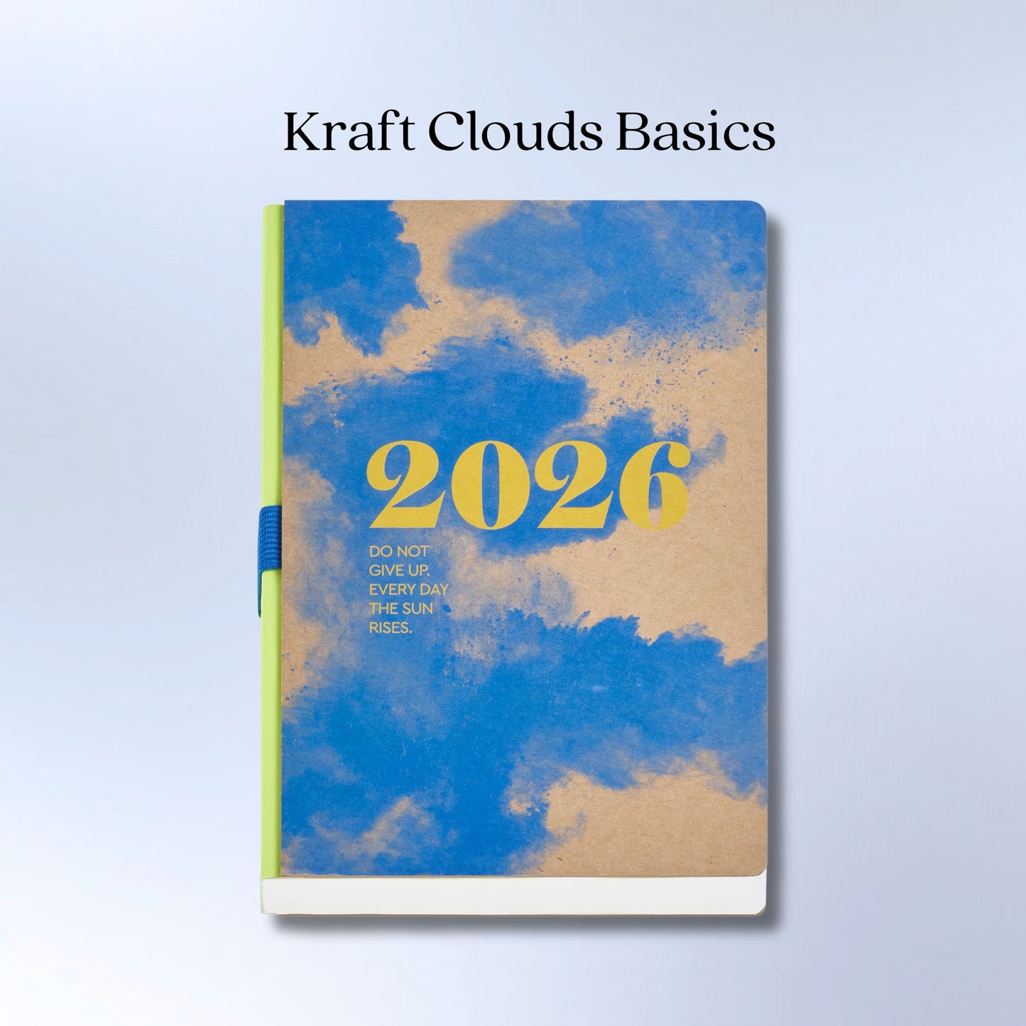 [SG]APLI 2026 A5 Week to View Natural Kraft Silk Screen Printed Cover Diary | Kraft Series [Evergreen Stationery]