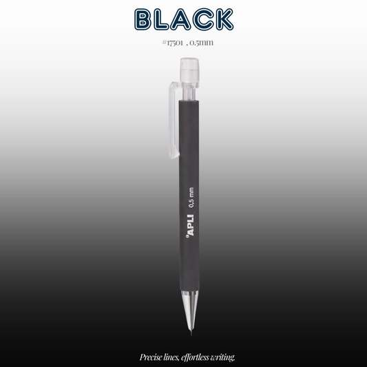 [SG] APLI Mechanical Pencil 0.5mm – Smooth Writing & Precision [Evergreen Stationery]