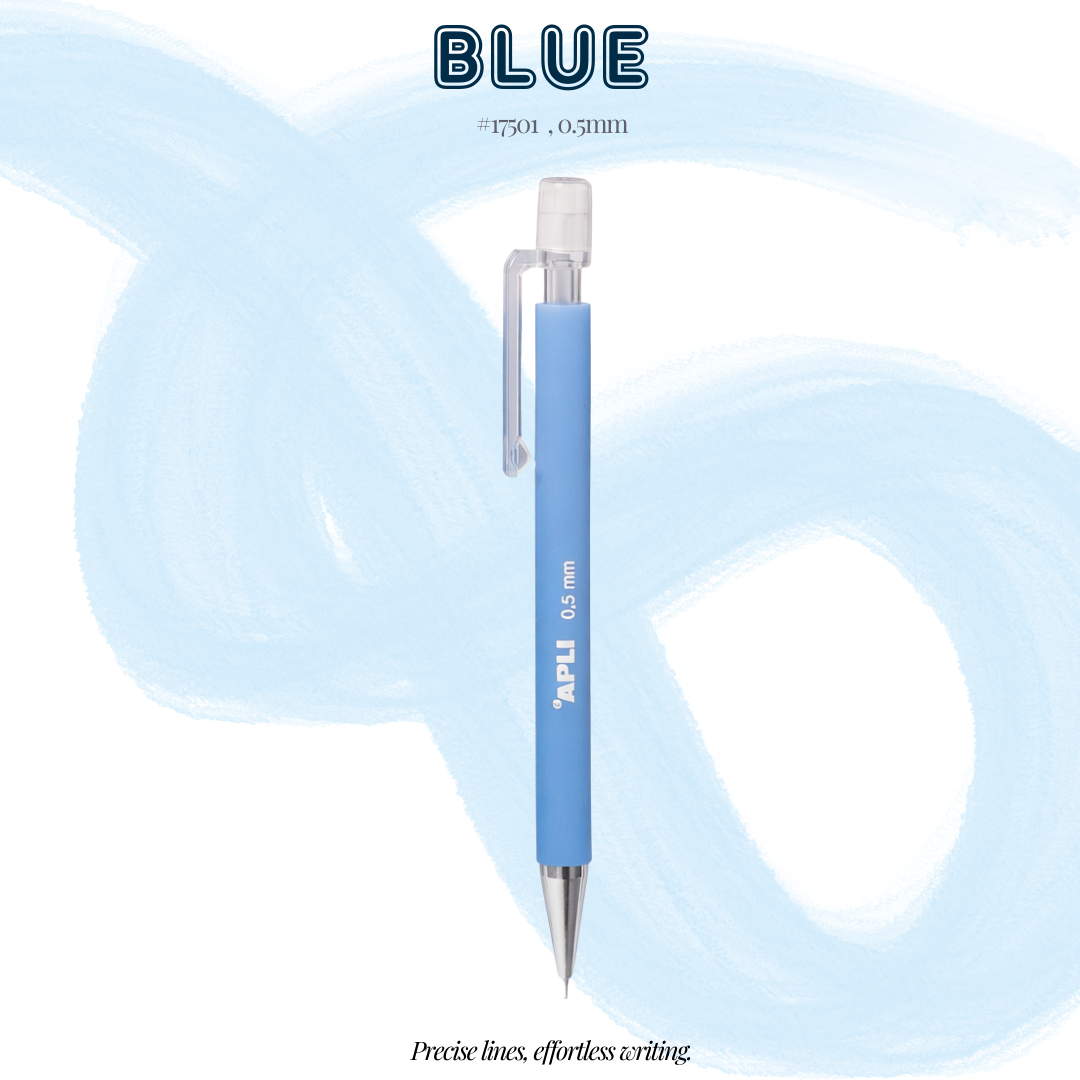 [SG] APLI Mechanical Pencil 0.5mm – Smooth Writing & Precision [Evergreen Stationery]