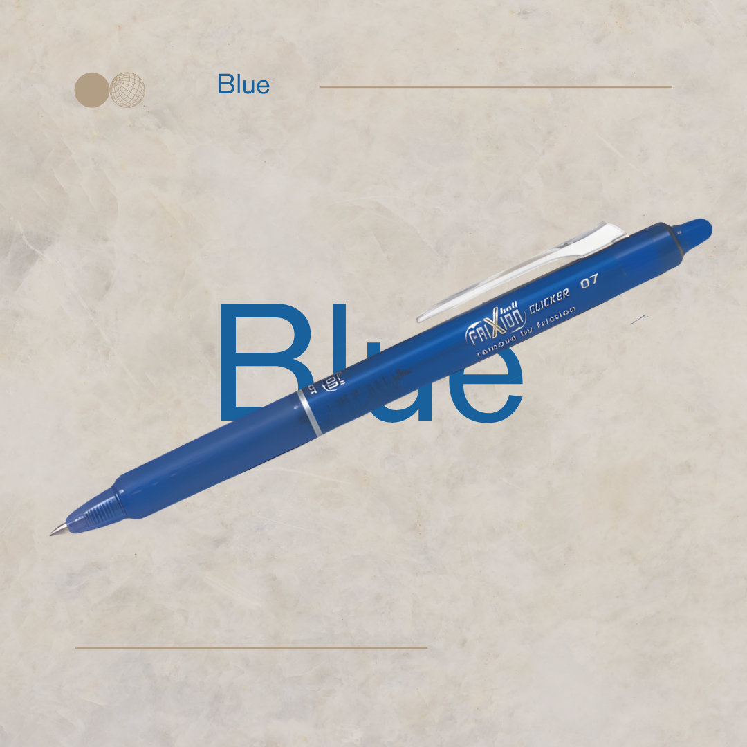 [SG] Pilot Frixion 0.7mm Erasable Clicker Ball Pen [Evergreen Stationery]