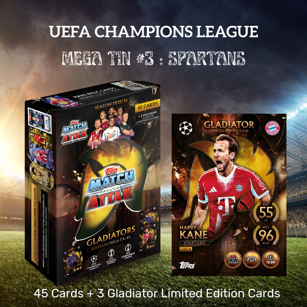 [SG] Topps Match Attax UEFA Champions League Mega Tins | 48 Cards [Evergreen Stationery]