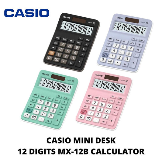 LIMITED QUANTITY Casio Mini Desk - 12 Digts MX-12B Calculator