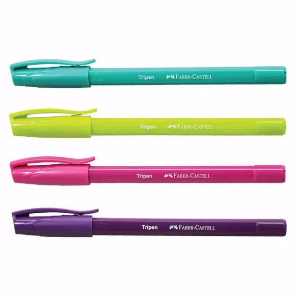 [SG] Faber-Castell Tripen Ballpoint Pen, Box of 10pcs [Evergreen Stationery]