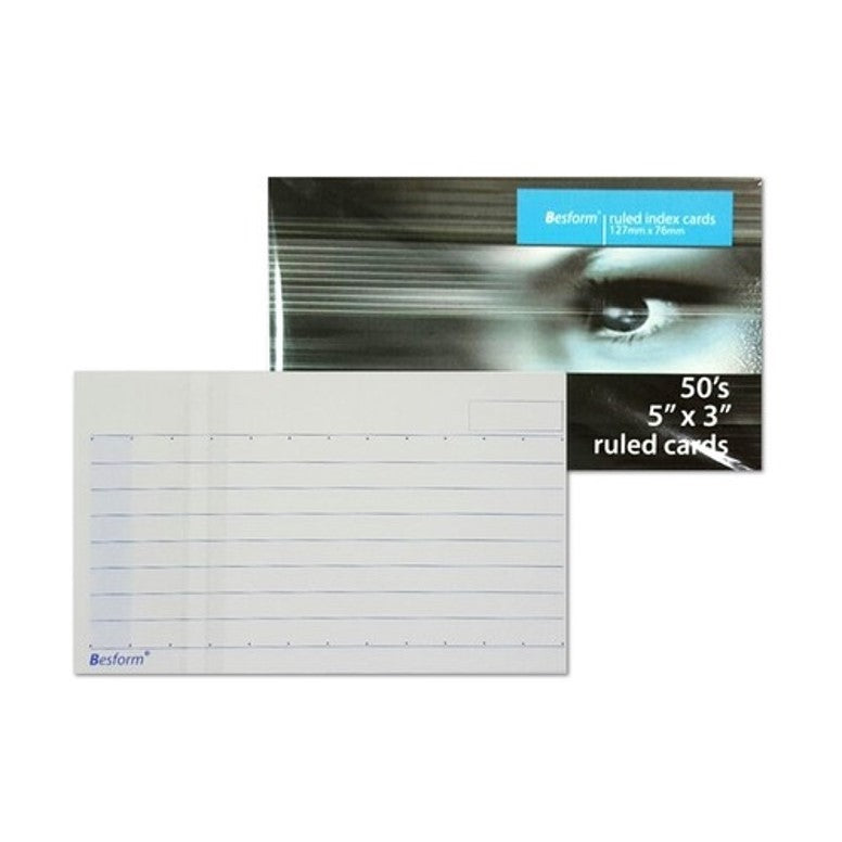 Azone 3"x5" Ruled Index Card 50'S/ PK