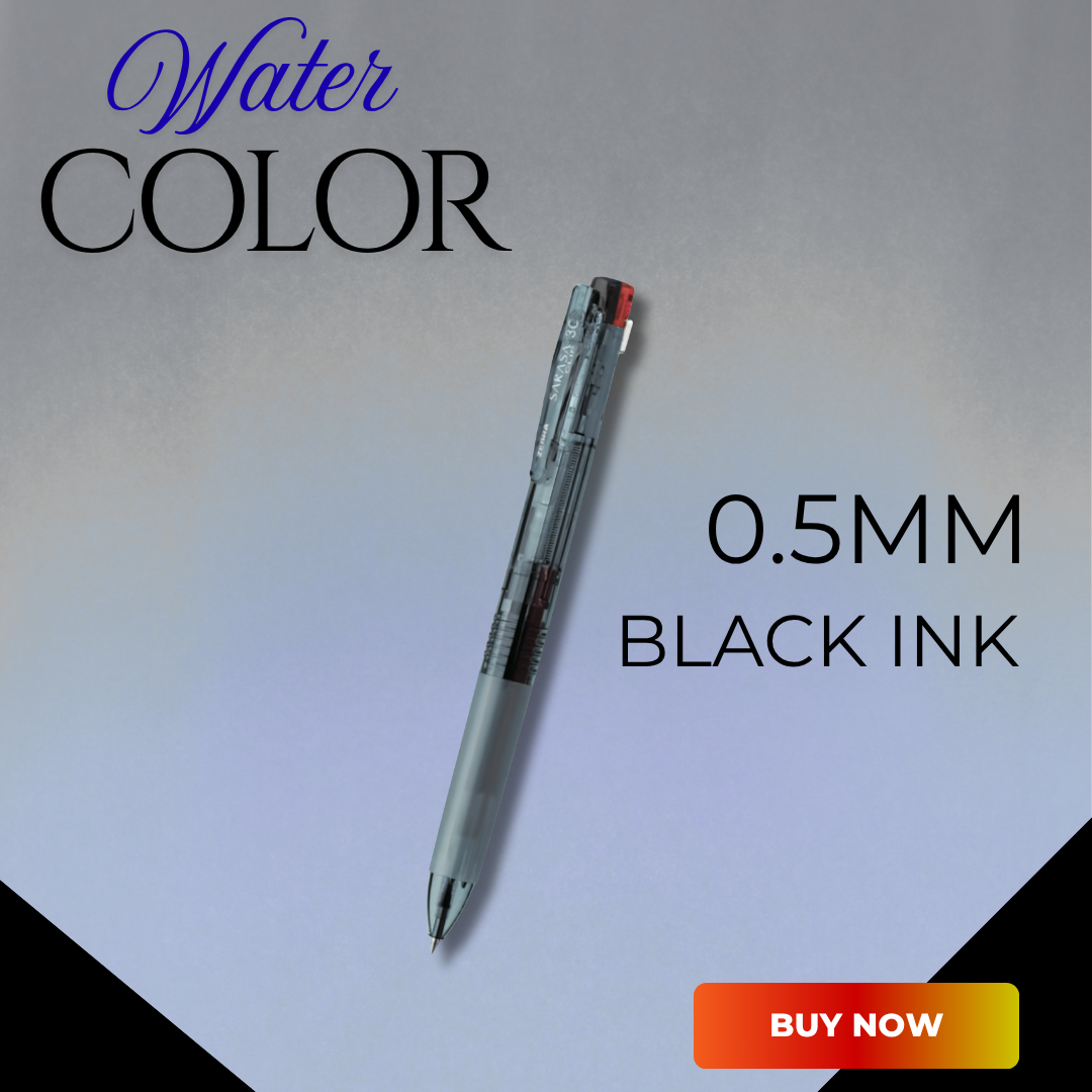 [SG] Zebra Sarasa Clip Pen 3C 0.5mm – Water Color Limited Edition (3 Colors) [Evergreen Stationery]