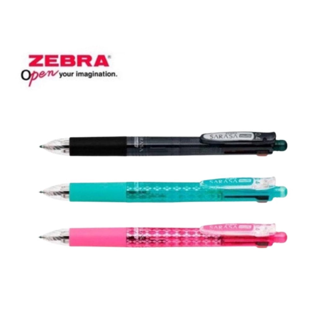 [SG] [LIMITED EDITION] Zebra Del Guard Mech Pencil | Multi Sarasa 4col Gel Pen + Pencil | Clip On Multi Pen St 500-Basa1