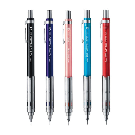 [SG] Pentel PG-Metal Mechanical Pencil 0.3mm | 0.5mm | 0.7mm | 0.9mm [Evergreen Stationery]