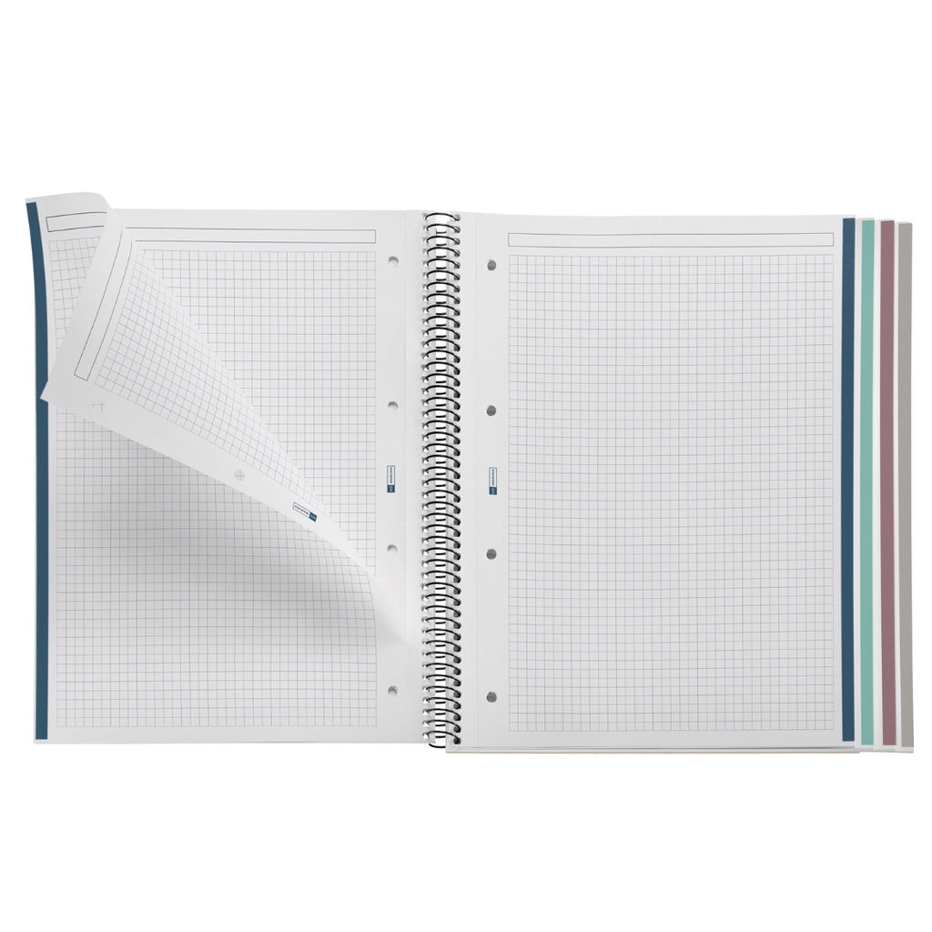 [SG] Apli Miquelrius Ecogrey Notebook A4 | A5 | Lined | Squared [Evergreen Stationery]