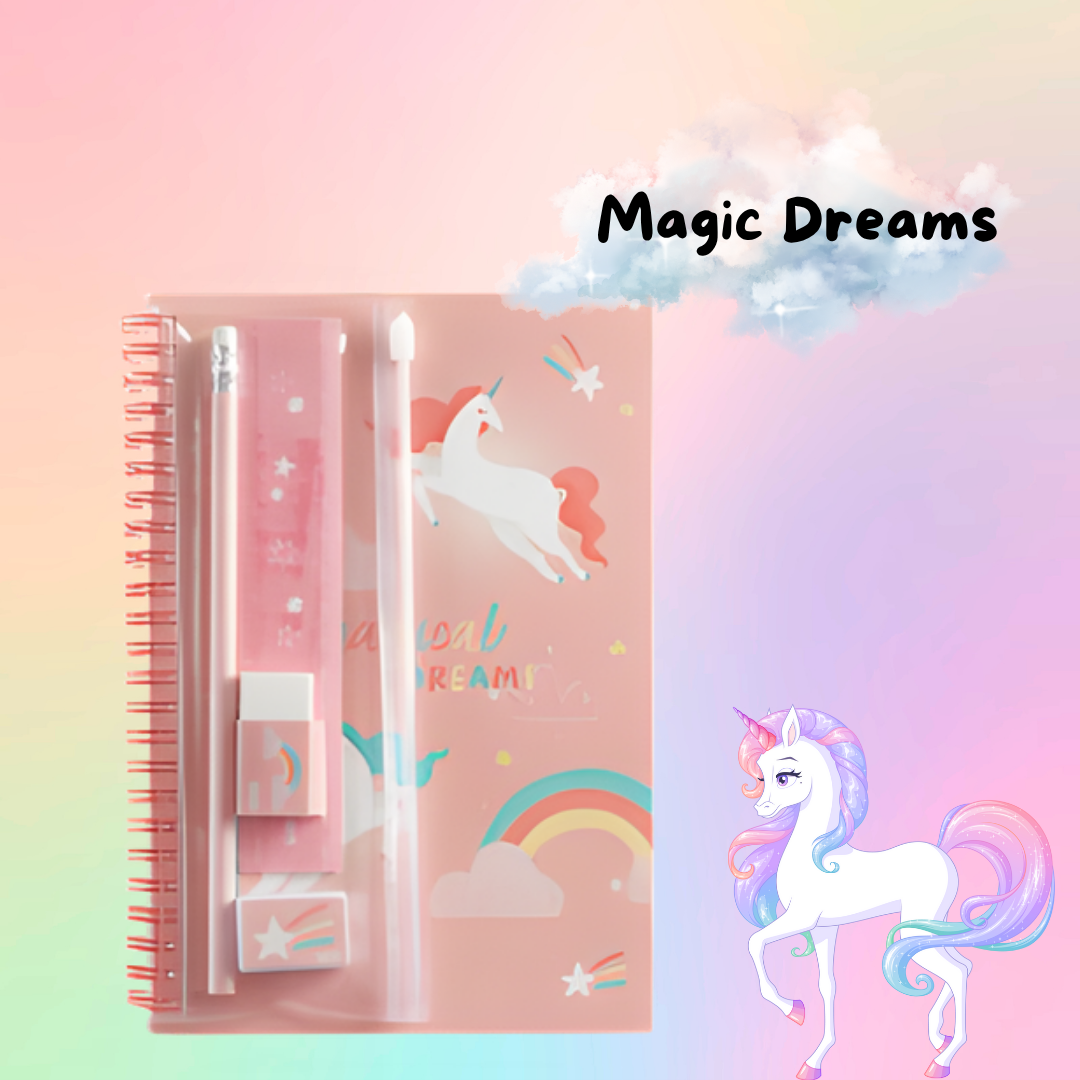 [SG] Apli Miquelrius 2-in-1 Notebook With Pencil Case [Evergreen Stationery]