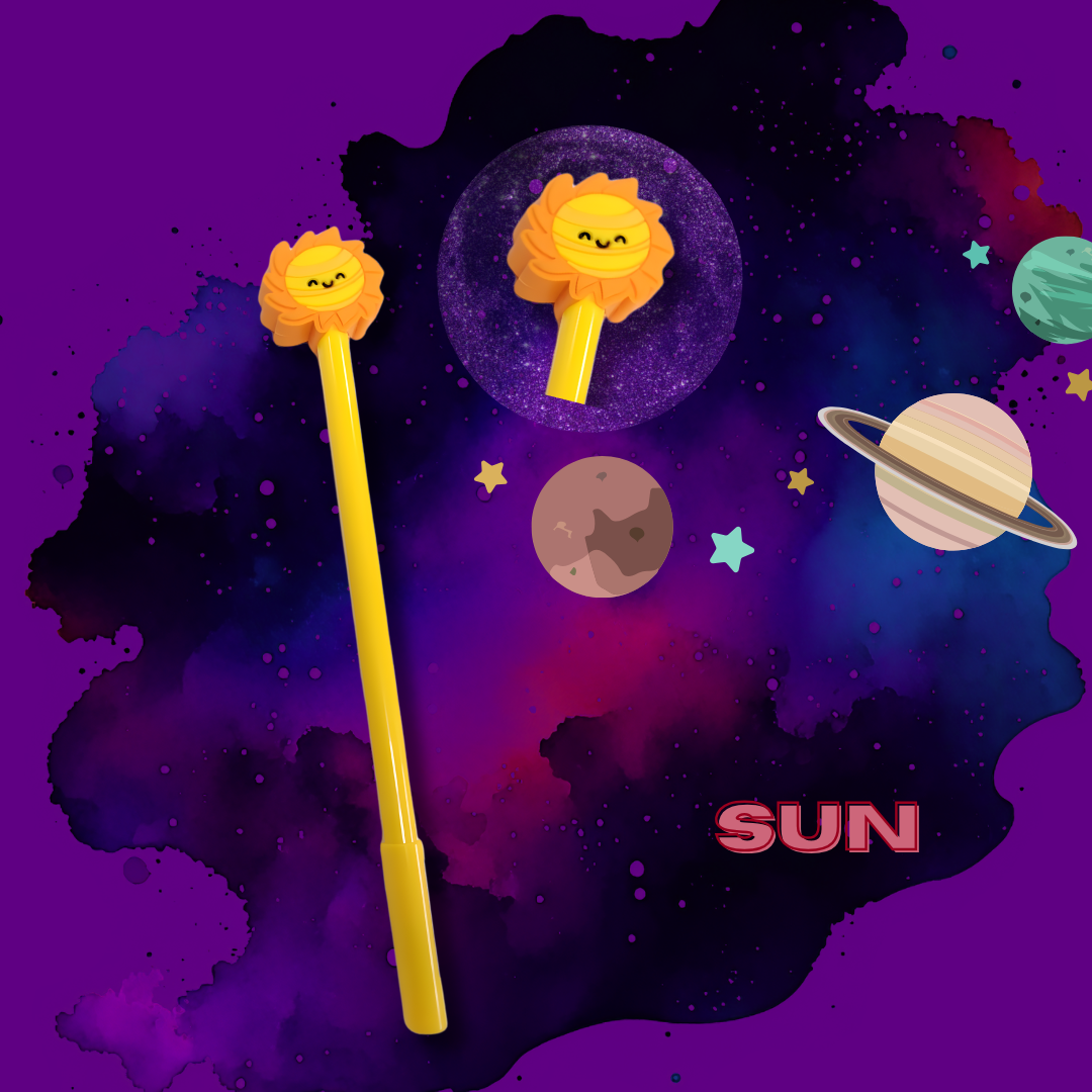 [SG] Apli Miquelrius Cute Spaced-Themed Ballpoint Pen [Evergreen Stationery]