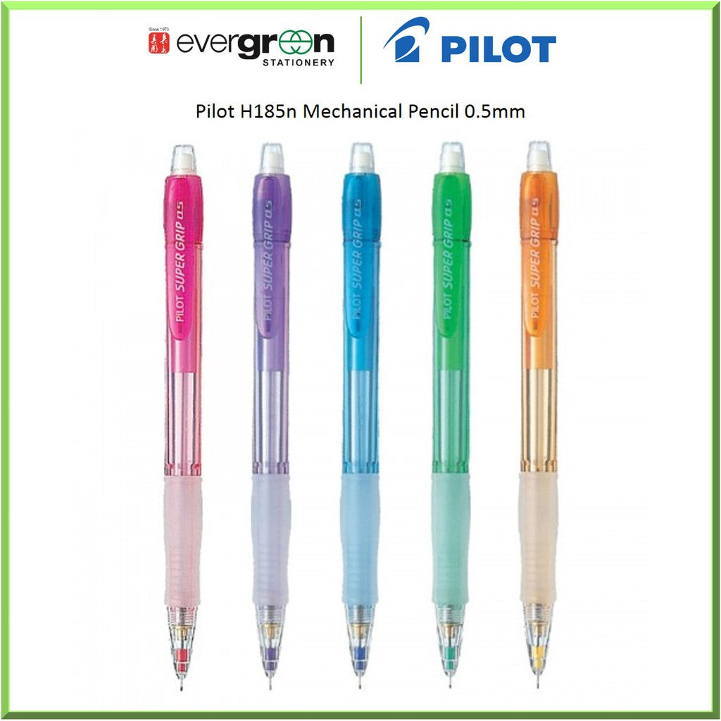 [SG] Pilot Super Grip Neon Mechanical Pencil | H185n 0.5mm [Evergreen Stationery]