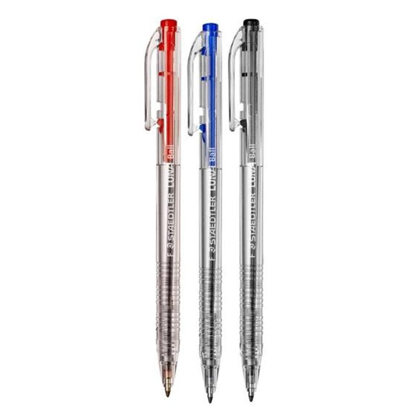 Staedtler Ballpen Luna ClipClic 0.7mm 10pcs