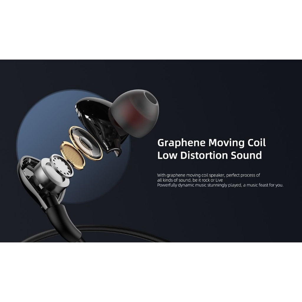 [SG] Remax RM-655i iPH Metal Wired Earphone for Music & Call (Original) [Evergreen Stationery]