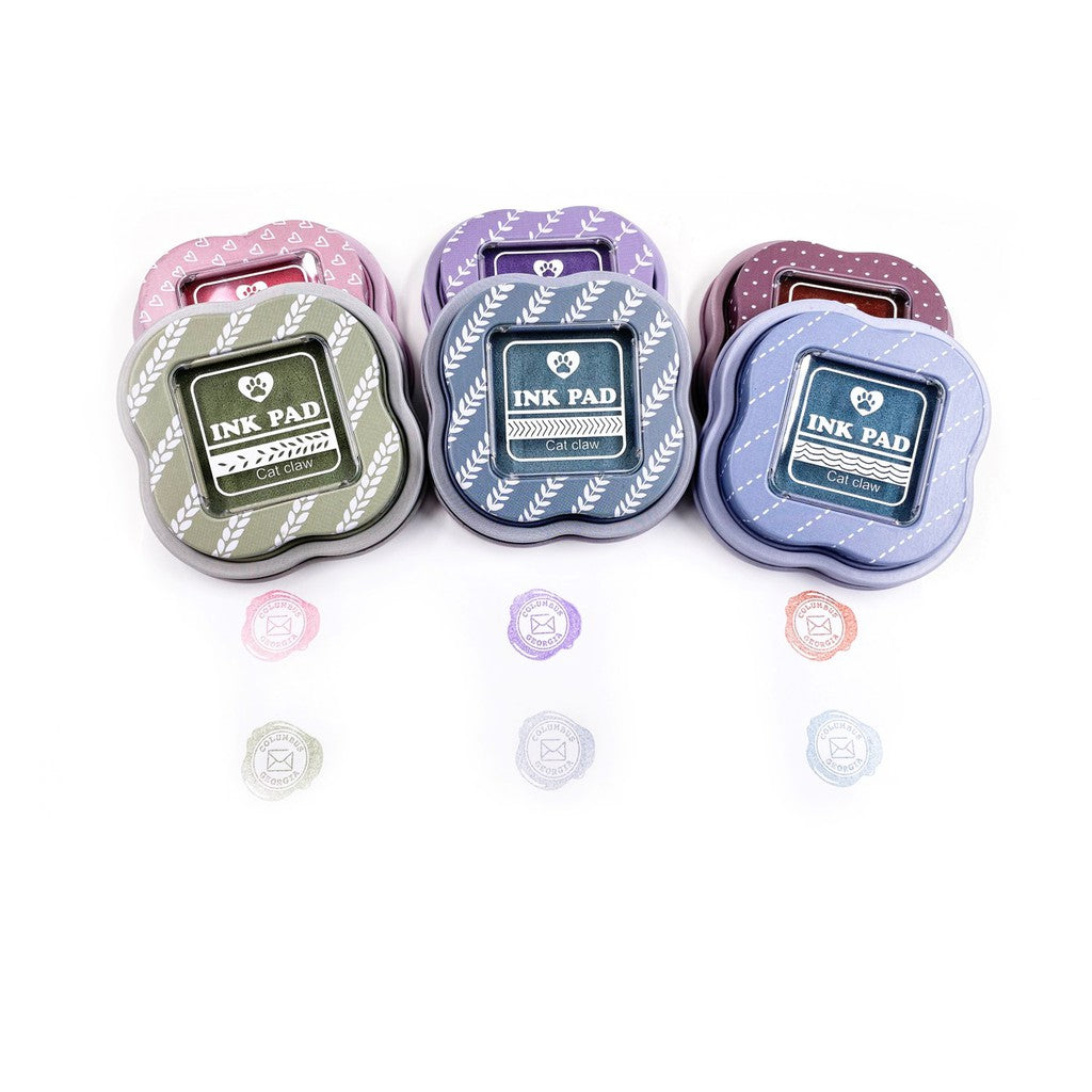 Vintage Cat Claw Ink Pad | Set of 6