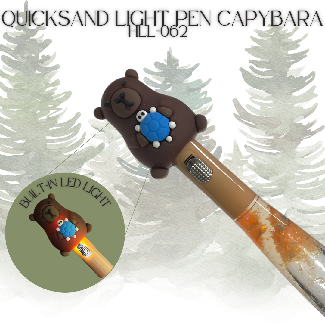 [SG] Quicksand Light Pen Capybara [Evergreen Stationery]