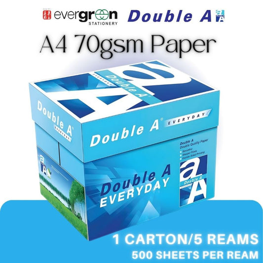 [SG] Double A A4 70 GSM Papers [Evergreen Stationery]