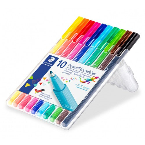 [SG] STAEDTLER Broadliner Triplus 10pcs box [Evergreen Stationery]
