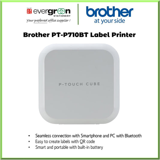[SG] Brother PT-P710BT Label Printer [Evergreen Stationery]