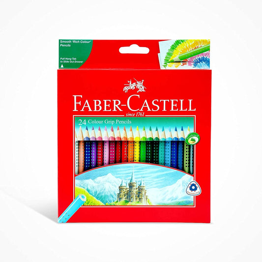 [SG] Faber Castell Junior Grip Color Pencil 24 [Evergreen Stationery]