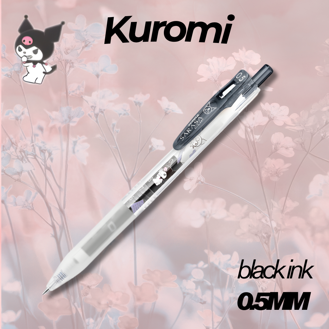 [SG] Zebra Sarasa Clip Pen Set A 0.5mm – Sanrio Limited Edition (3 Colors) [Evergreen Stationery]