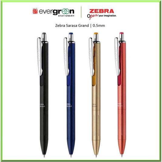 [SG] [Limited Edition] Zebra Sarasa Grand Gel Pen 0.5  Black/Gold/Navy/Pink [Evergreen Stationery]