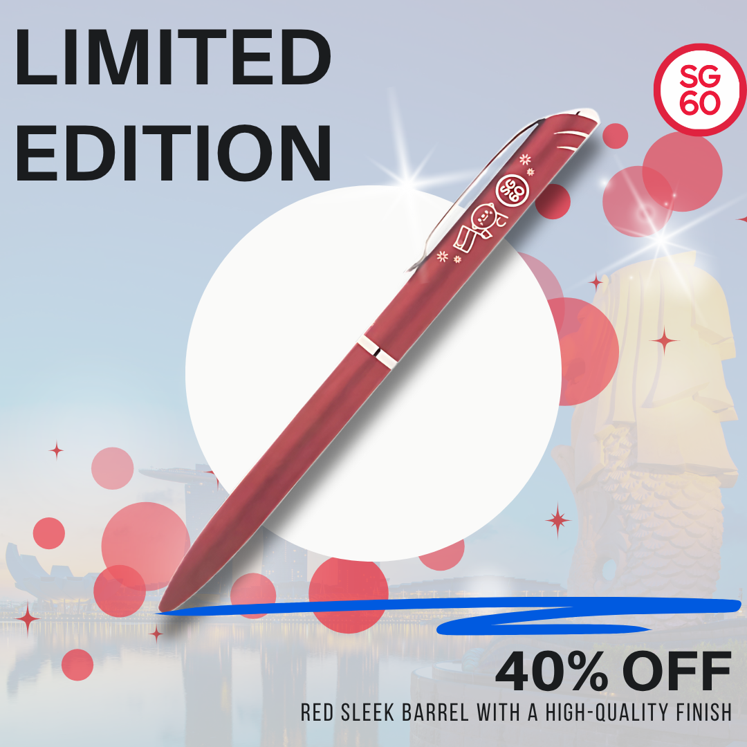 [SG] Limited Edition Pentel SG60 Otter Design Energel Pen [Evergreen Stationery]