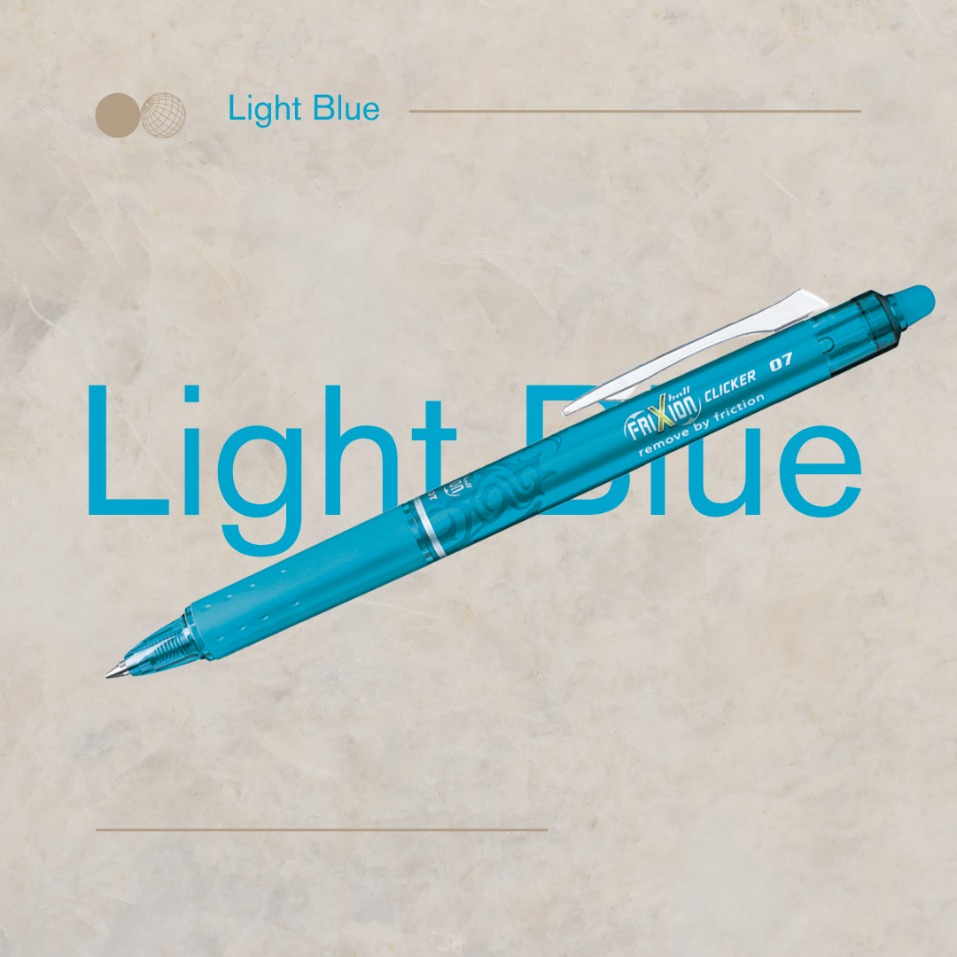 [SG] Pilot Frixion 0.7mm Erasable Clicker Ball Pen [Evergreen Stationery]