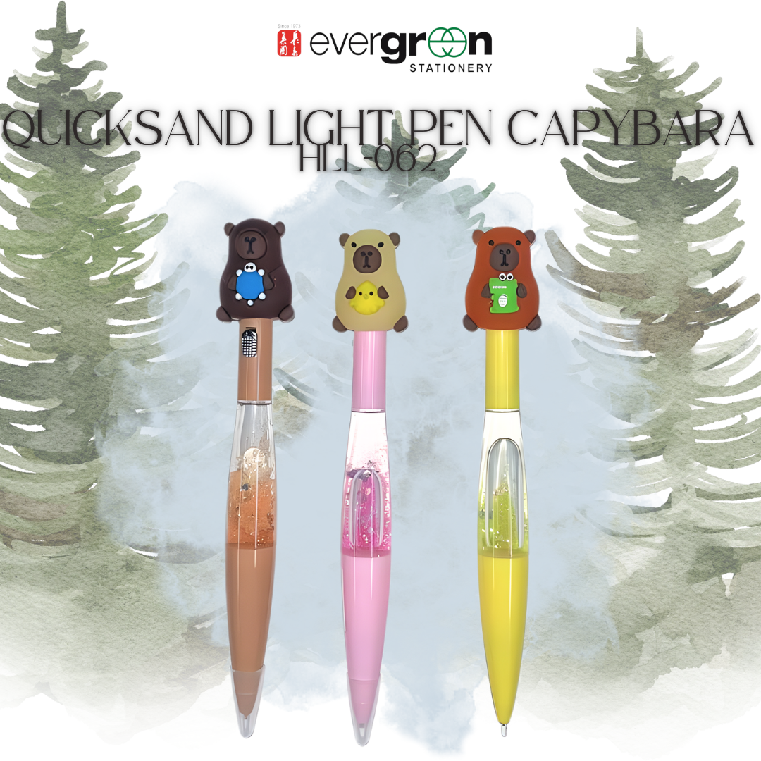 [SG] Quicksand Light Pen Capybara [Evergreen Stationery]