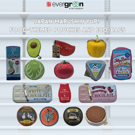 [SG] Japan Marushin Yup! Food-Themed Pouches and Eco-Bags [Evergreen Stationery]