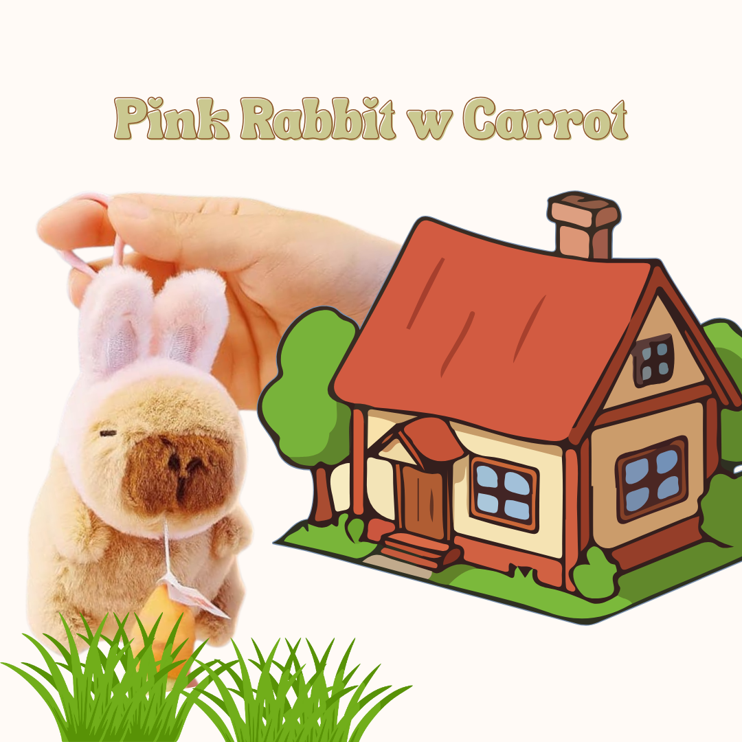 [SG] Capybara String Soft Toy Keychain [Evergreen Stationery]