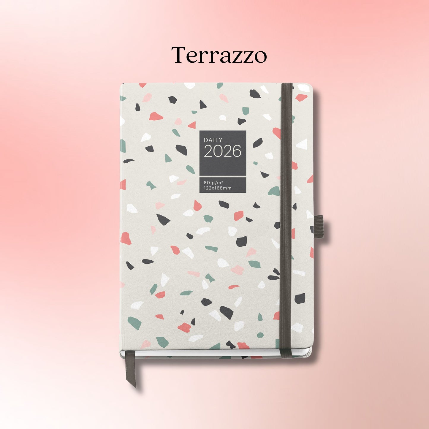[SG]APLI 2026 122x 168mm Day To Page HardCover Diary [Evergreen Stationery]