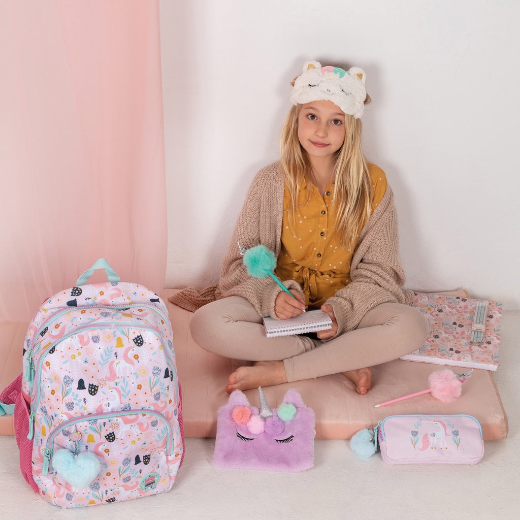 [SG] Apli Miquelrius Unicorn Backpack | Pencil holder [Evergreen Stationery]