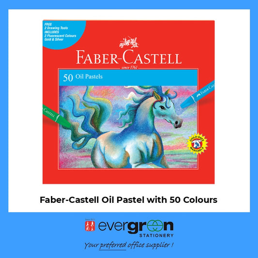 Faber-Castell Oil Pastel with 50 Colours