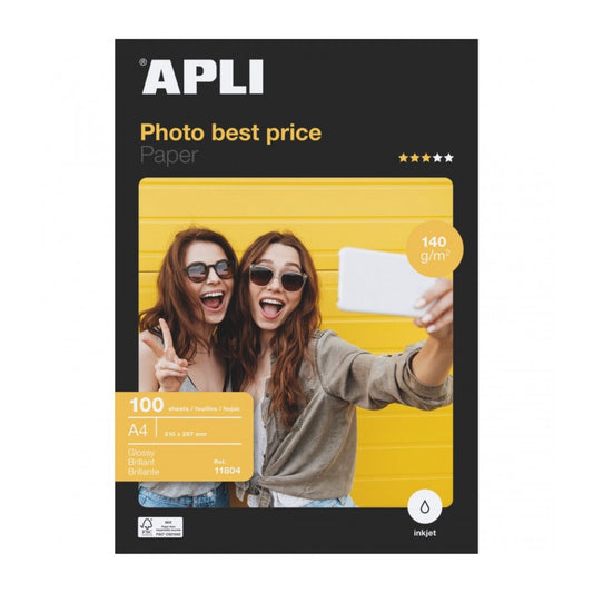 [SG] Apli Photo Paper Glossy A4 140gsm 100 sheets [Evergreen Stationery]