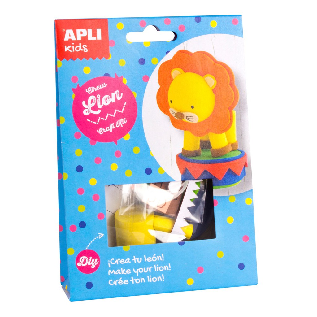 APLI Craft Kits – Lion/Clown/Elephant/Red Fairy/Pink Princess/Blue Mermaid